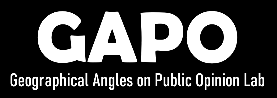 GAPO, Geographical Angles on Public Opinion Lab
